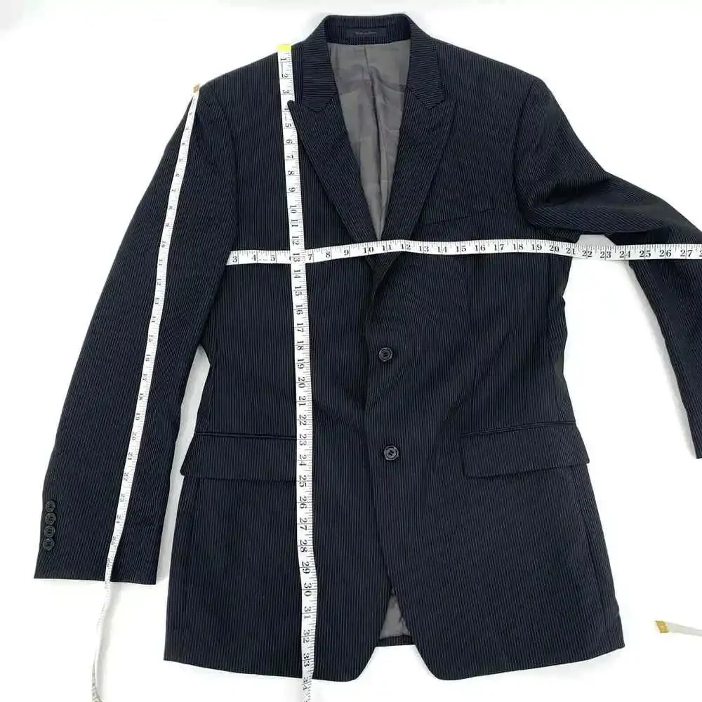 Michael Kors Men’s 42L (Large) Pinstripe Wool Sports Coat/Blazer Lined
